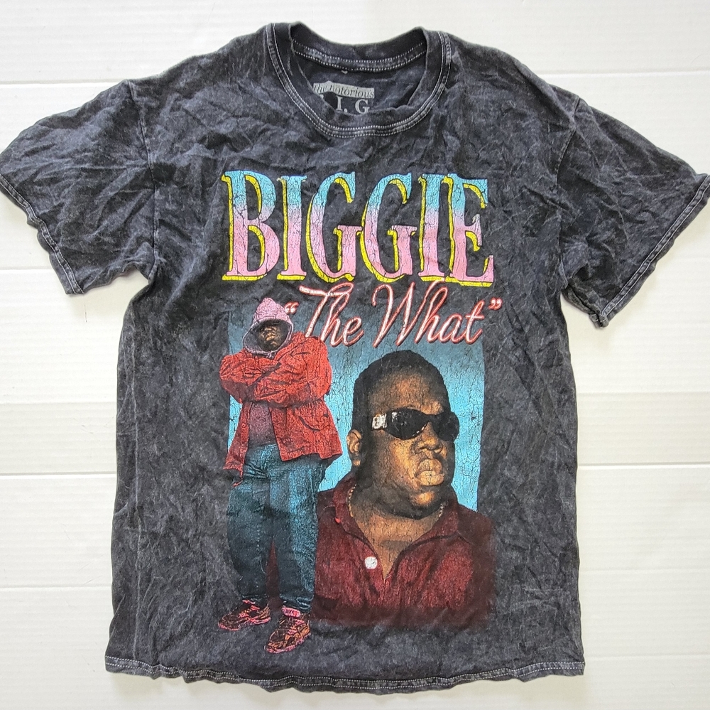 The Notorious Big Retro Graphic Print Tee Shirt - image 2